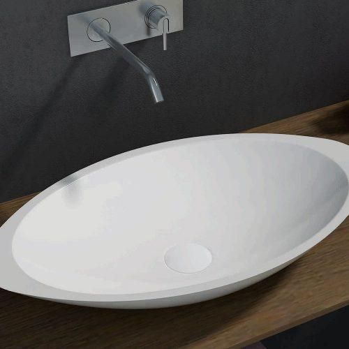 Pietra Bianca Zaine Stone Basin
