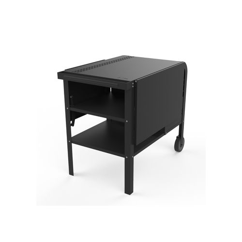 ZiiPa Fredda Deluxe Garden Trolley with Side Tables - Charcoal
