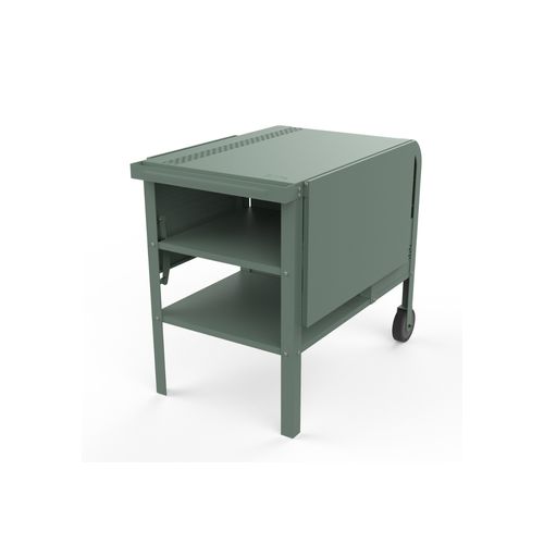 ZiiPa Fredda Deluxe Garden Trolley with Side Tables - Eucalyptus