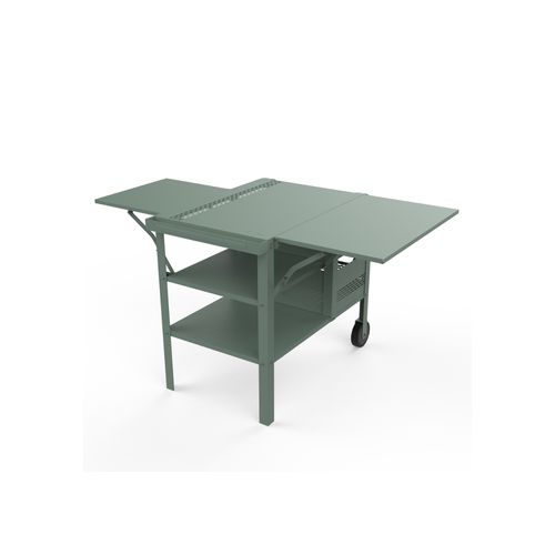 ZiiPa Fredda Deluxe Garden Trolley with Side Tables - Eucalyptus