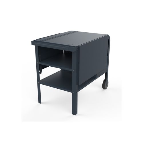 ZiiPa Fredda Deluxe Garden Trolley with Side Tables - Slate/Ardoise