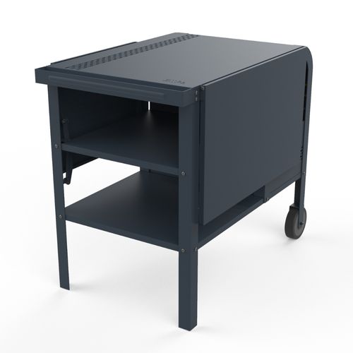 ZiiPa Fredda Deluxe Garden Trolley with Side Tables - Slate/Ardoise