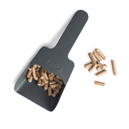 ZiiPa Melfa Wood Pellet Scoop – Slate/Ardoise