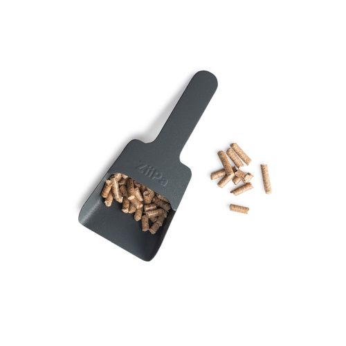 ZiiPa Melfa Wood Pellet Scoop – Slate/Ardoise