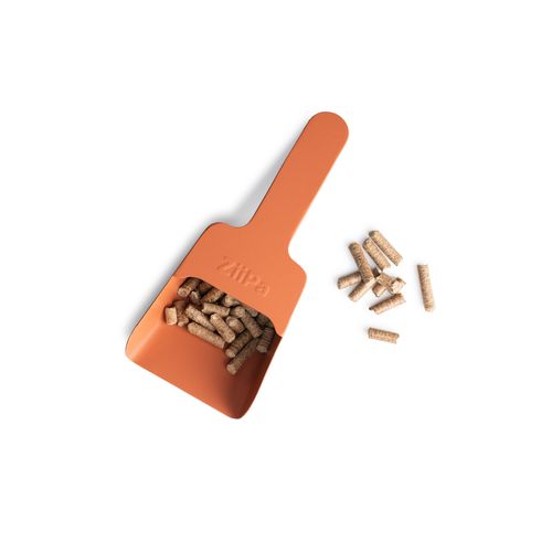 ZiiPa Melfa Wood Pellet Scoop – Terracotta