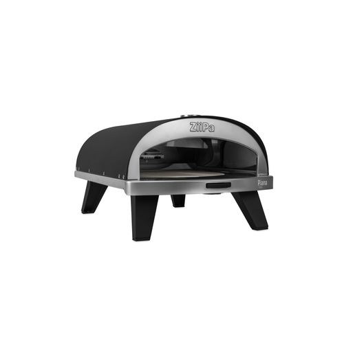 ZiiPa Piana Gas Fired Pizza Oven with Rotating Stone – Charcoal/Charbon
