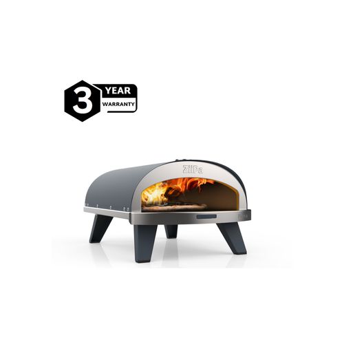 ZiiPa Piana Gas Fired Pizza Oven with Rotating Stone – Slate/Ardoise