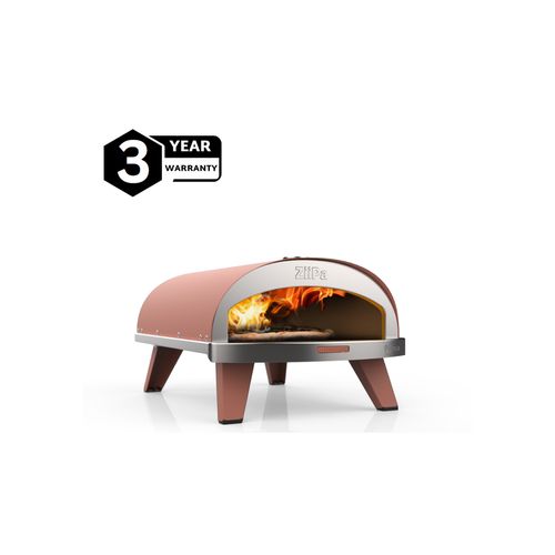 ZiiPa Piana Gas Fired Pizza Oven with Rotating Stone – Terracotta