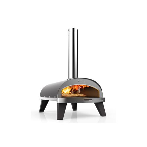 ZiiPa Piana Wood Pellet Pizza Oven with Rotating Stone – Slate/Ardoise