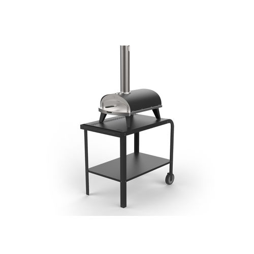 ZiiPa Vallone Garden Trolley with Shelf – Charcoal/Charbon