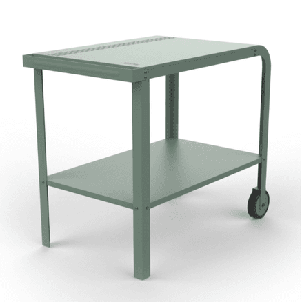 ZiiPa Vallone Garden Trolley with Shelf – Eucalyptus