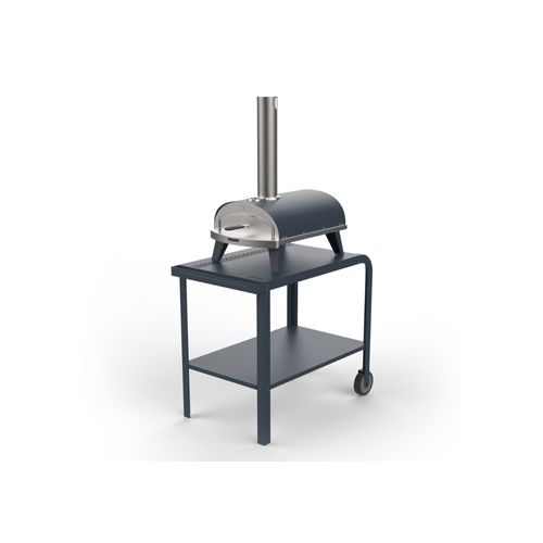 ZiiPa Vallone Garden Trolley with Shelf – Slate/Ardoise