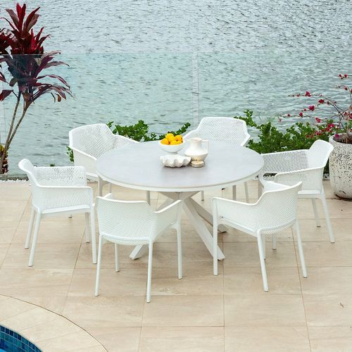 Adele Outdoor Ceramic Table- 140cm Round