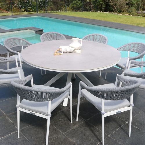Adele Outdoor Ceramic Table- 160cm Round