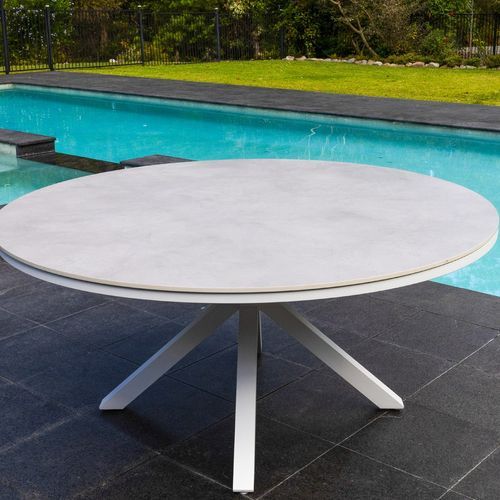 Adele Outdoor Ceramic Table- 160cm Round