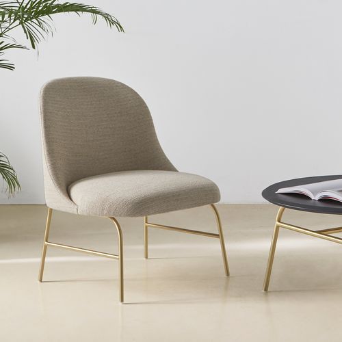 Aleta Lounge Chair - Metal Base
