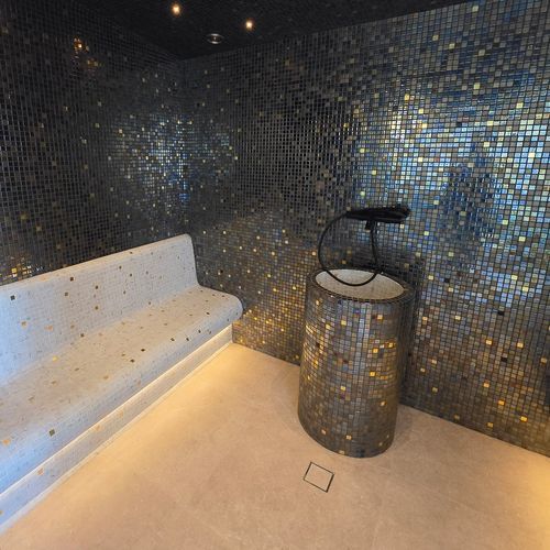 Carrara | Gold Mosaics Collection by Ezarri