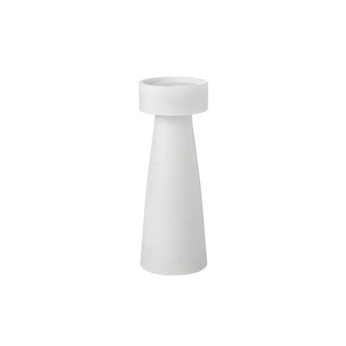 White Marble Candle Holder