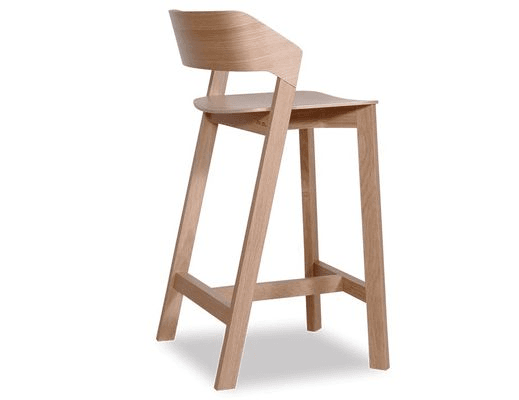 Merano Stool - Natural Oak - by TON