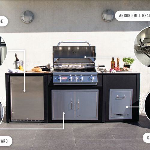 Bull 150L Outdoor Under Counter Solid Door Fridge