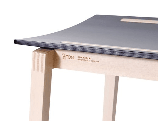 Stockholm Stool - Natural Legs - by TON