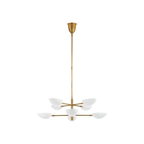 Graphic Large Two-Tier Chandelier