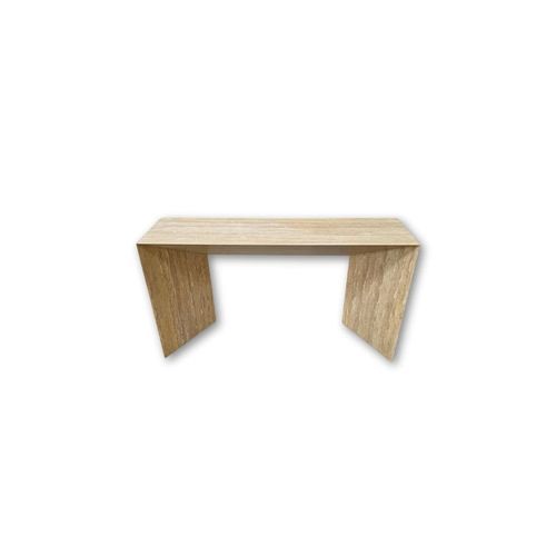 Wolf Hallway Console - Veincut Travertine | Natural Stone Co.