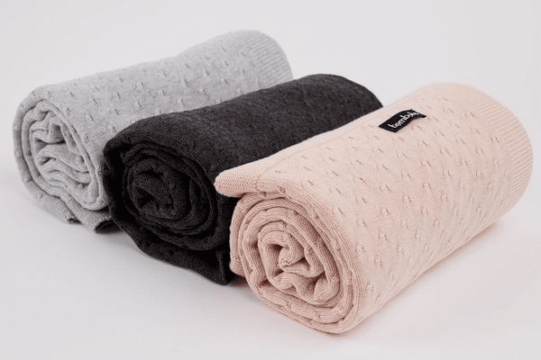Knot Cotton Baby Cot Blankets