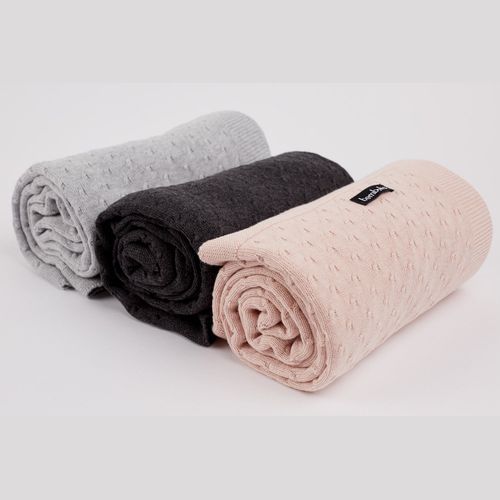 Knot Cotton Baby Cot Blankets