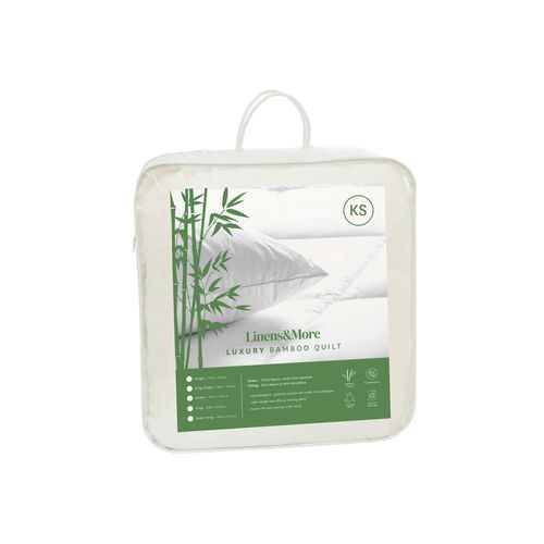 BAMBOO DUVET WHITE – KING SINGLE