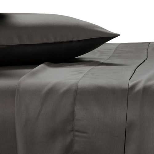 Silky Soft Bamboo Pillowcase Set - Charcoal