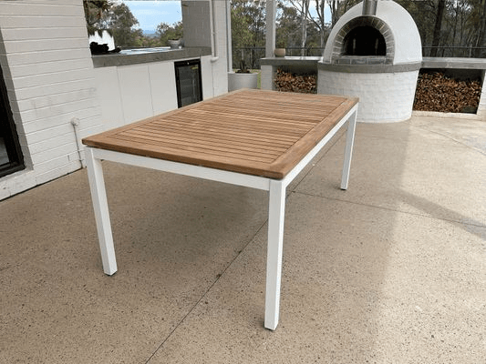 Barcelona Teak Dining Table 180 x 100cm