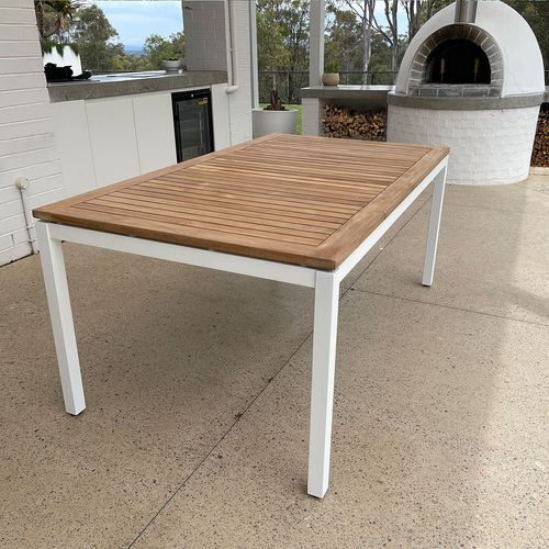 Barcelona Teak Dining Table 180 x 100cm