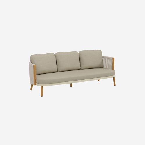 Chloe Outdoor 3-Seater Sofa - Beige