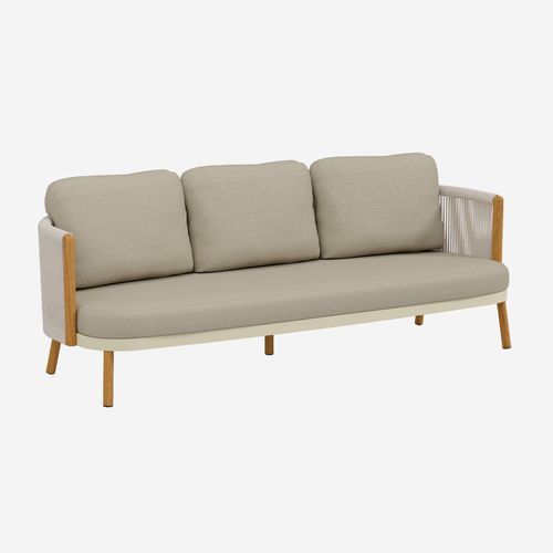 Chloe Outdoor 3-Seater Sofa - Beige