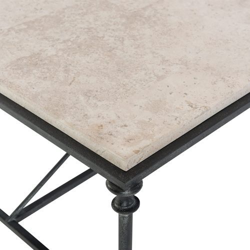 Galesbury Rectangular Metal Cocktail Table