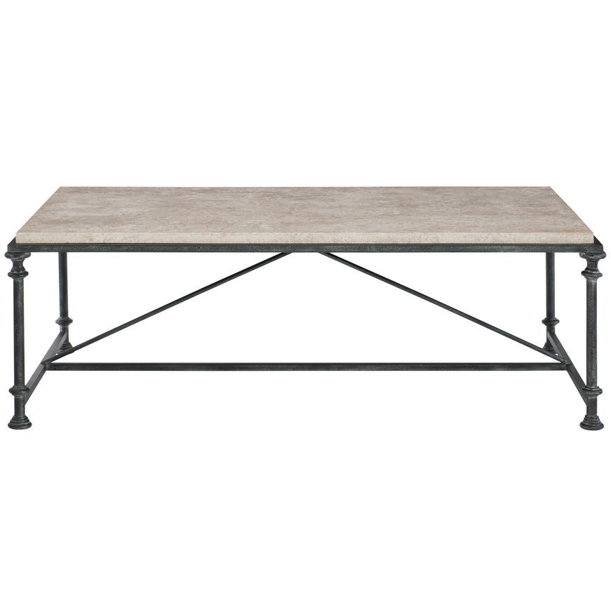 Galesbury Rectangular Metal Cocktail Table