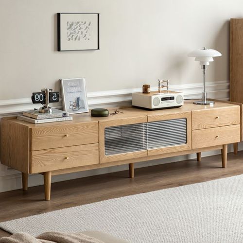 Beverley Natural Solid Oak Tv Unit