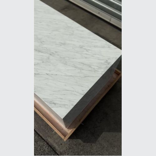 Block Coffee Table - Carrara Marble - Large | Natural Stone Co.