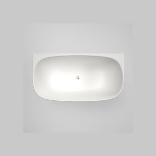 Caroma Contura II 1500mm Back to Wall Freestanding Bath - Matte White