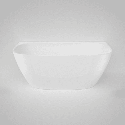 Caroma Contura II 1500mm Back to Wall Freestanding Bath - Matte White