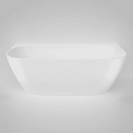 Caroma Contura II 1700mm Back to Wall Freestanding Bath - Matte White