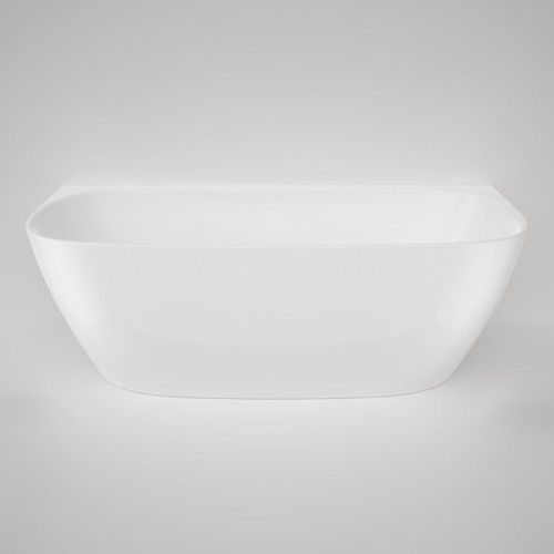 Caroma Contura II 1700mm Back to Wall Freestanding Bath - Matte White