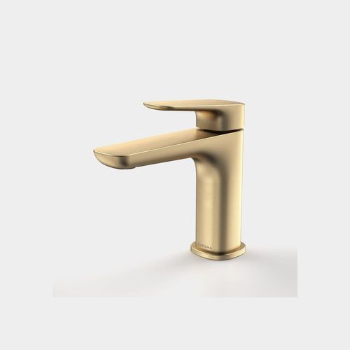 Caroma Contura II Basin Mixer - Brushed Brass