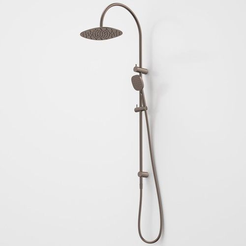 Caroma Contura II Rail Shower with Overhead - Brushed Bronze