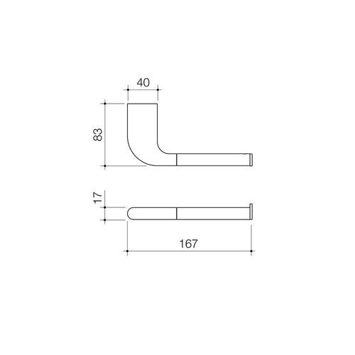 Caroma Contura II Toilet Roll Holder - Brushed Bronze