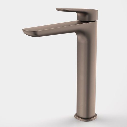 Caroma Contura II Tower Basin Mixer - Brushed Bronze