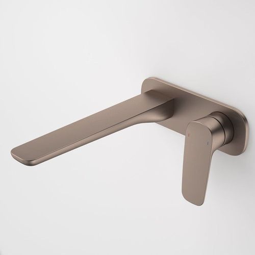 Caroma Contura II Wall Basin/Bath Mixer 220mm - Brushed Bronze