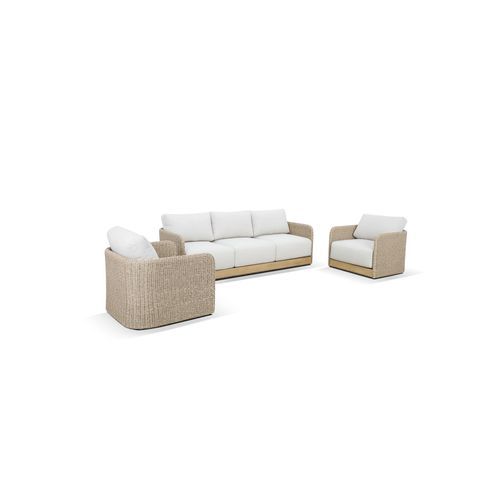 Bodrum 3pc Outdoor Lounge Setting