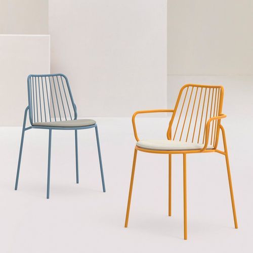 Billa Steel Chair with Arms